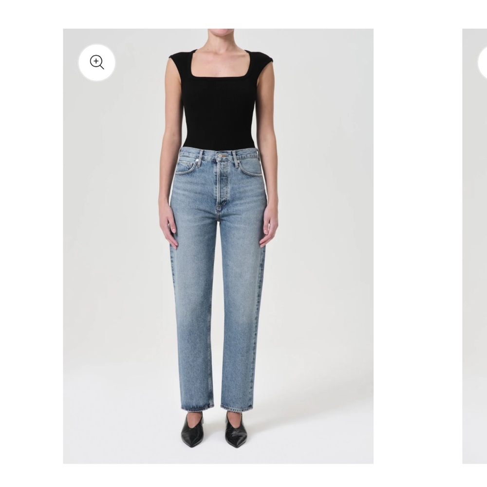 90'S PINCH WAIST HIGH RISE STRAIGHT